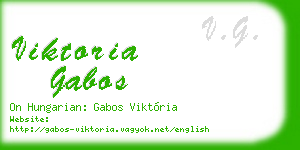 viktoria gabos business card